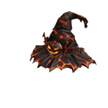 Molten Pumpkin Witch Hat