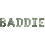 Money Origami Baddie Floor Sign