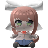Monika Back Plushie Cute Plush DDLC