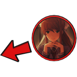 Monika DDLC Doki Doki Pointing Meme Circle