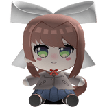 Monika Plushie Hat Cute Plush DDLC