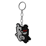 Monokuma pixel keychain