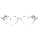 Mori Kei Glasses (White)