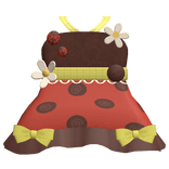 ♡ Mori kei igari cute red ladybug dress 🍎