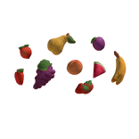 ❀ mori kei igari felt fruit clips