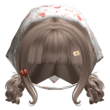 ♡ Mori kei Igari Low Braided Pigtails in Milktea