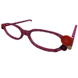 ❀ mori kei twee apple plum glasses set