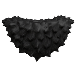 Moth Fur Neck Collar [1.0] - Black