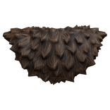 Moth Fur Neck Collar [3.0] - Brown