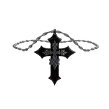 Mouth-bite Cross Necklace