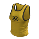  Mowa Logo Tank Top in Yellow & Black