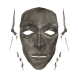 Multi faced stone porcaline mask