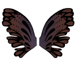 Multicolored Pink With Purple Dark Pixie Wings