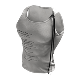 ʚ♡ɞ Muscle White Fitted Script Tank Top