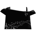 music notes black shirt 