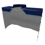 Musketeer's Blue and white Cloak