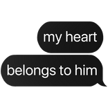 my heart belongs to him text
