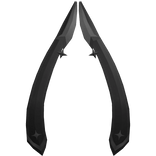 ୨୧ mystical black back ribbon