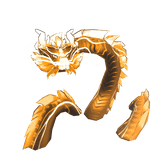 Mytical Dragon Sky Creature Dragon (Orange)