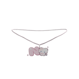 n kitty initial necklace 3.0