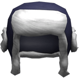 Navy Blue & White Ushanka