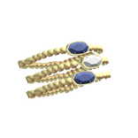 Navy Preppy Bracelet Stack 3.0 White