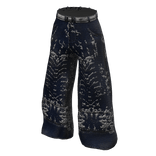 Navy Sigil Y2K Denim Jeans