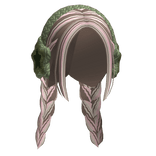 neapolitan braids star earmuffs hair