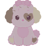 ‿ ♡ neapolitan ice cream pup clip