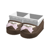  ꒰♡꒱ : neapolitan platform doll ruffled mary janes