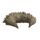 Neck Fur Collar Beige 1