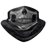 Neck Scarf Black Skull Ghost 