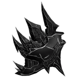 Necro-Steel Right Shoulder - Black/White