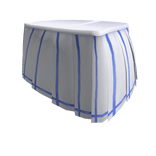 Negev - White and Blue Pleated Skirt | GFL