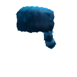 Neon Blue Raccoon Cap