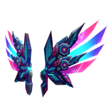 Neon Cyber Holo Wings