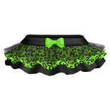 Neon Green Leopard Print Skirt Black Tulle [3.0]