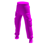 [NEON] Pink Cargo Joggers