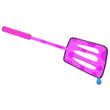 Neon Pink Sponge Spatula