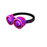 Neon Purple Punk Goggles
