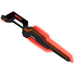 Neon Red Cyber Blade