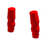 [NEON] Red Leg Warmers