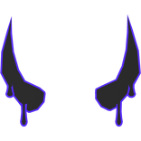 Neon Slime Horns: Dark Matter (Haloless)