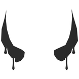 Neon Slime Horns: Monochrome (Haloless)