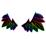 Neon Spiked Wings 🌈 – Fly with an Attitude