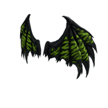 Neon Tiger Wings Black Green