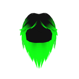 Neon Toxic Green Girl Hair