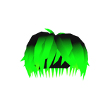 Neon Toxic Green Messy Hair