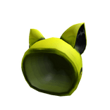 Neon Yellow Animal Hood