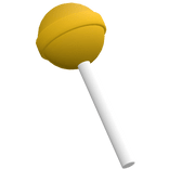 Neon Yellow Lollipop
